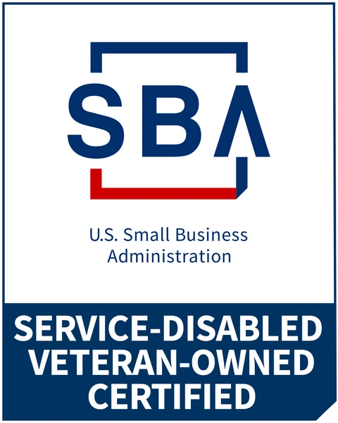 U.S. Small Business Administration Service-Disabled Veteran-Owned Certified seal